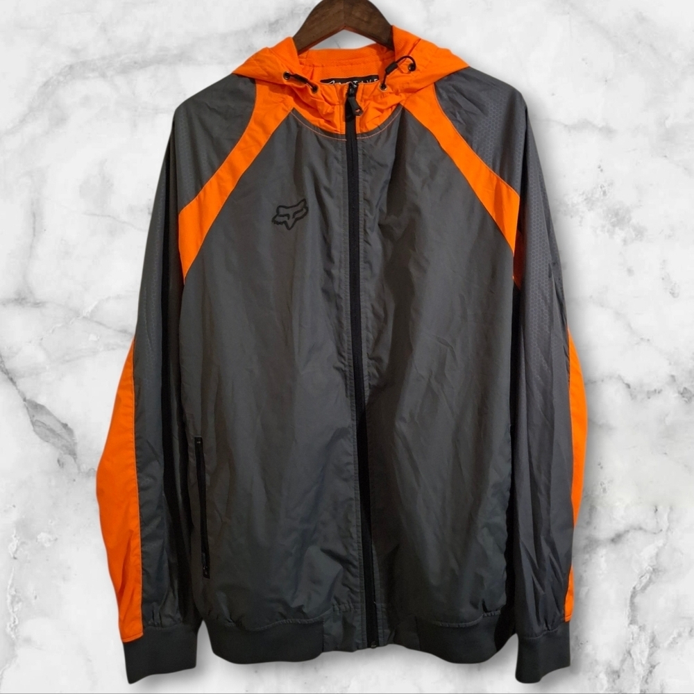 Fox Racing Hooded Windbreaker Jacket - Picture 2 of 3